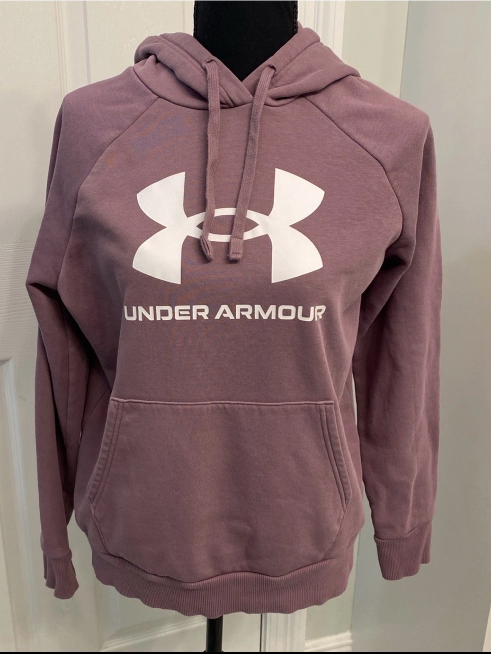 Under Armour Women's Dusty Mauve Logo Hoodie